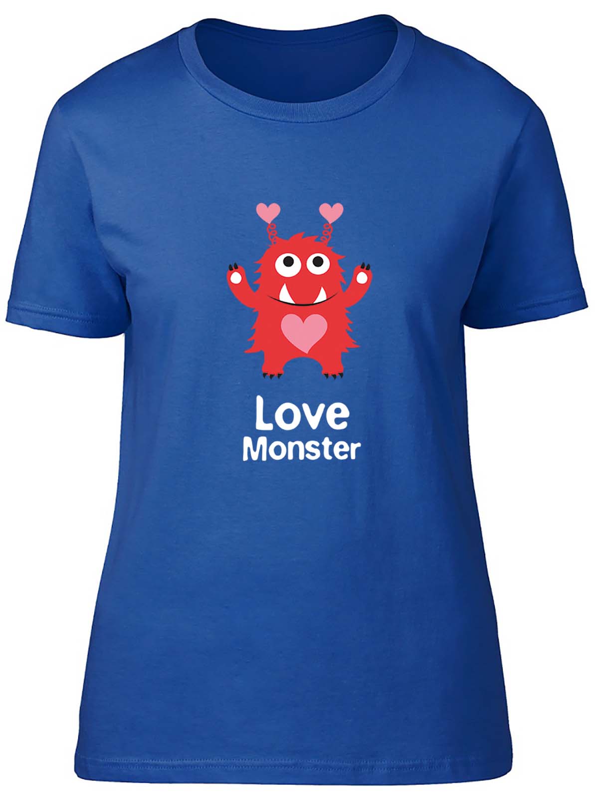Womens T Shirt Valentines Day Love Monster Ladies Tee Gift | eBay
